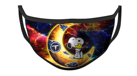 NFL Tennessee Titans Football Snoopy Moon Galaxy For Fans Cool Face Masks Face Cover