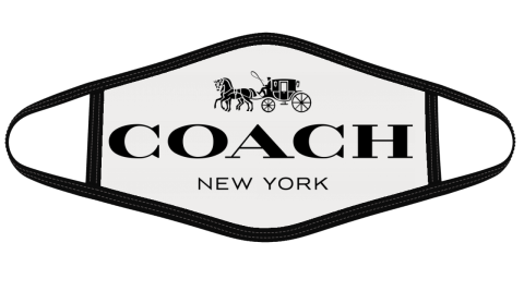 Coach Logo Face Cover
