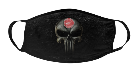 NHL Detroit Red Wings Hockey The Punisher Face Mask Face Cover