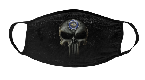 NFL Baltimore Ravens Football The Punisher Face Mask Face Cover
