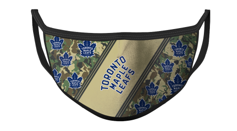NHL Toronto Maple Leafs Hockey Military Camo Patterns For Fans Cool Face Masks Face Cover