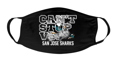 NHL San Jose Sharks Hockey Can't Stop Vs Face Masks Face Cover