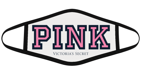Victoria Secret Pink Logo Mask Cloth Face Cover