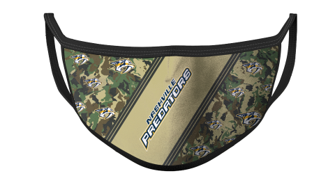 NHL Nashville Predators Hockey Military Camo Patterns For Fans Cool Face Masks Face Cover