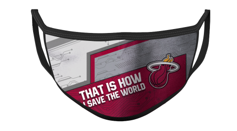 NBA Miami Heat Basketball This Is How I Save The World For Fans Cool Face Masks Face Cover
