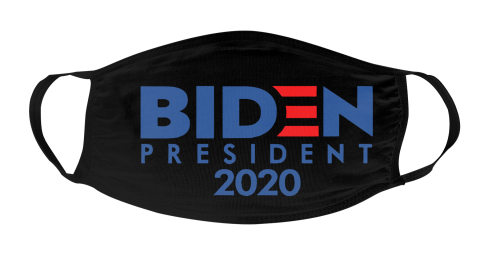 Biden Joe President 2020 Demokrat Black Face Mask Face Cover