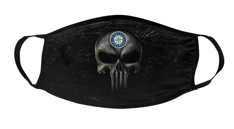 MLB Seattle Mariners Baseball The Punisher Face Mask Face Cover