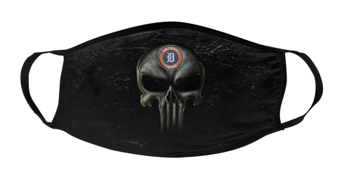 MLB Detroit Tigers Baseball The Punisher Face Mask Face Cover