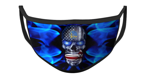 NBA Golden State Warriors Basketball American Flag Skull Face Masks Face Cover