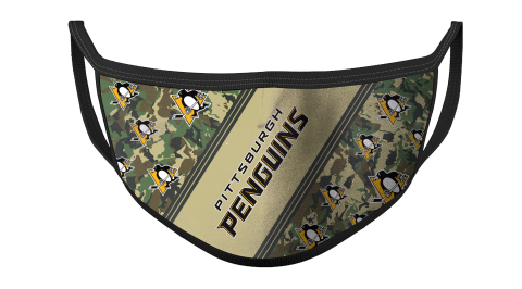 NHL Pittsburgh Penguins Hockey Military Camo Patterns For Fans Cool Face Masks Face Cover