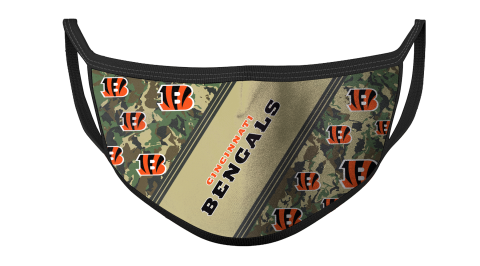 NFL Cincinnati Bengals Football Military Camo Patterns For Fans Cool Face Masks Face Cover