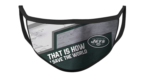NFL New York Jets Football This Is How I Save The World For Fans Cool Face Masks Face Cover