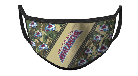 NHL Colorado Avalanche Hockey Military Camo Patterns For Fans Cool Face Masks Face Cover