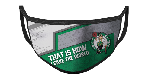 NBA Boston Celtics Basketball This Is How I Save The World For Fans Cool Face Masks Face Cover