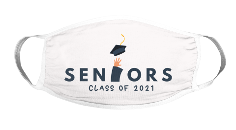 Seniors Class of 2021 College Graduation Face Mask Face Cover