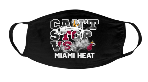 NBA Miami Heat Basketball Can't Stop Vs Face Masks Face Cover