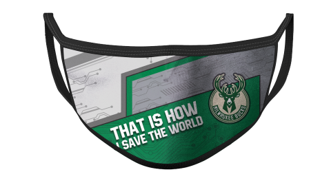 NBA Milwaukee Bucks Basketball This Is How I Save The World For Fans Cool Face Masks Face Cover