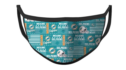 NFL Miami Dolphins Football For Fans Stunning Face Masks Face Cover