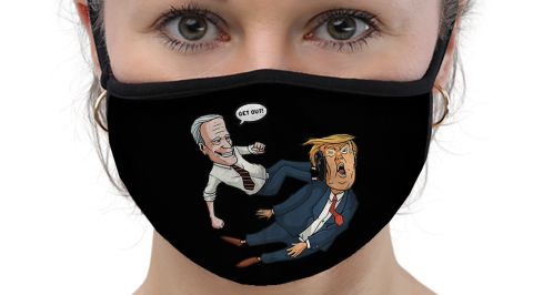 Bye Don Joe Biden Kamala Harris 2020 Election Gift Premium Face Mask Face Cover