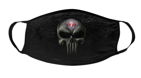 MLB Philadelphia Phillies Baseball The Punisher Face Mask Face Cover