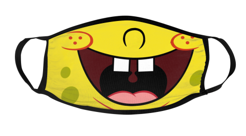 SpongeBob SquarePants Face Mask Face Cover