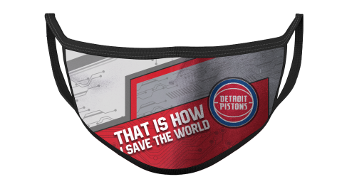 NBA Detroit Pistons Basketball This Is How I Save The World For Fans Cool Face Masks Face Cover