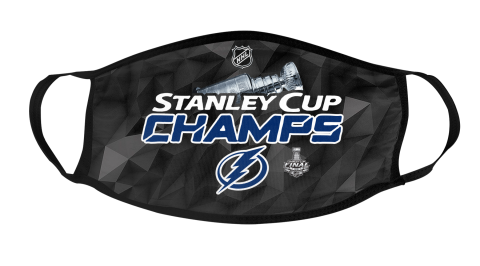 Stanley Cup Champions NHL Tampa Bay Lightning 2020 Stanley Cup Mask Face Cover