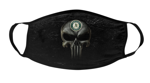 MLB Oakland Athletics Baseball The Punisher Face Mask Face Cover