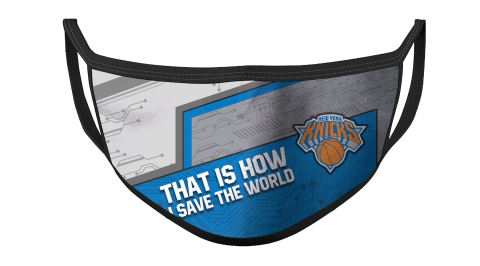 NBA New York Knicks Basketball This Is How I Save The World For Fans Cool Face Masks Face Cover
