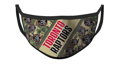 NBA Toronto Raptors Basketball Military Camo Patterns For Fans Cool Face Masks Face Cover