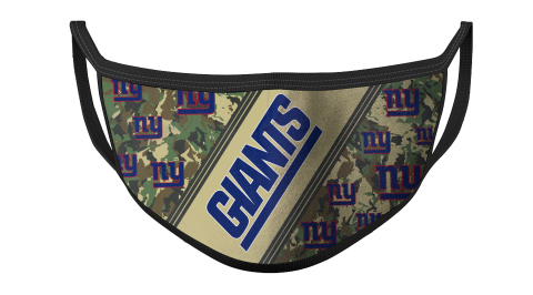 NFL New York Giants Football Military Camo Patterns For Fans Cool Face Masks Face Cover
