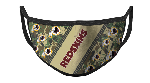 NFL Washington Redskins Football Military Camo Patterns For Fans Cool Face Masks Face Cover