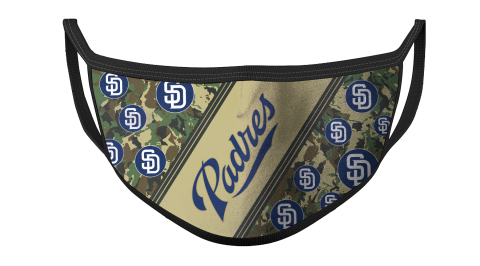 MLB San Diego Padres Baseball Military Camo Patterns For Fans Cool Face Masks Face Cover