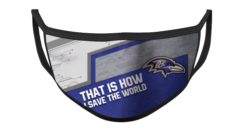 NFL Baltimore Ravens Football This Is How I Save The World For Fans Cool Face Masks Face Cover