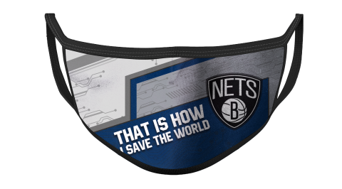 NBA Brooklyn Nets Basketball This Is How I Save The World For Fans Cool Face Masks Face Cover