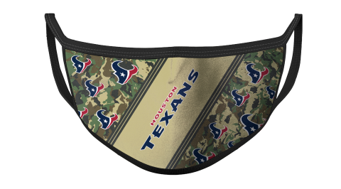 NFL Houston Texans Football Military Camo Patterns For Fans Cool Face Masks Face Cover