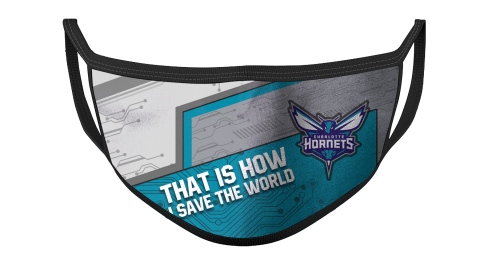 NBA Charlotte Hornets Basketball This Is How I Save The World For Fans Cool Face Masks Face Cover
