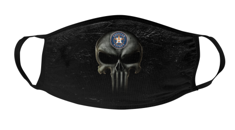 MLB Houston Astros Baseball The Punisher Face Mask Face Cover