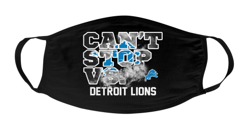 NFL Detroit Lions Football Can't Stop Vs Face Masks Face Cover