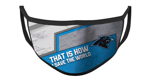 NFL Carolina Panthers Football This Is How I Save The World For Fans Cool Face Masks Face Cover