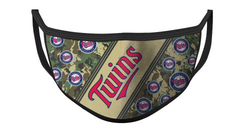 MLB Minnesota Twins Baseball Military Camo Patterns For Fans Cool Face Masks Face Cover