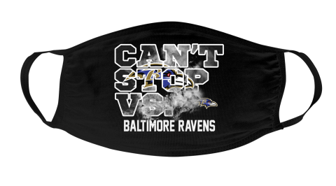 NFL Baltimore Ravens Football Can't Stop Vs Face Masks Face Cover