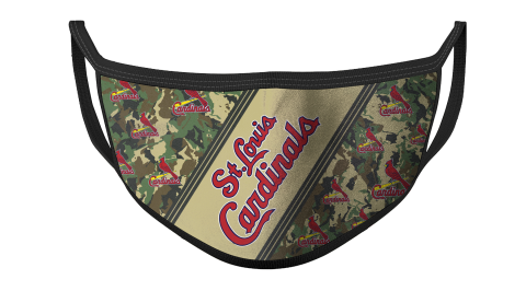 MLB St.Louis Cardinals Baseball Military Camo Patterns For Fans Cool Face Masks Face Cover