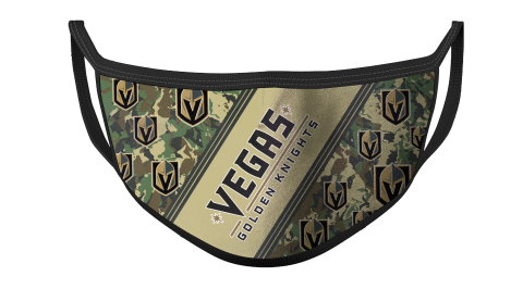 NHL Vegas Golden Knights Hockey Military Camo Patterns For Fans Cool Face Masks Face Cover