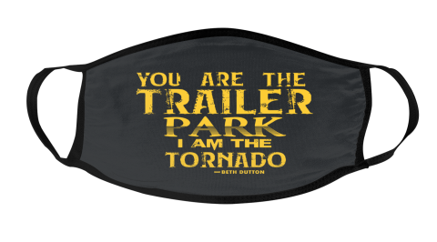 You Are The Trailer Park I Am The Tornado Face Mask Face Cover