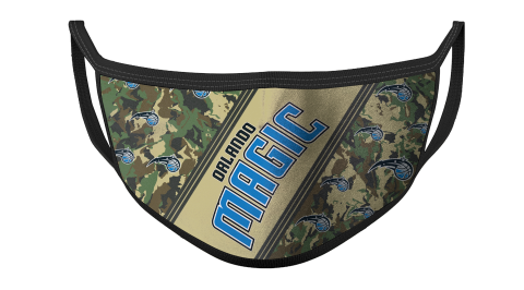 NBA Orlando Magic Basketball Military Camo Patterns For Fans Cool Face Masks Face Cover