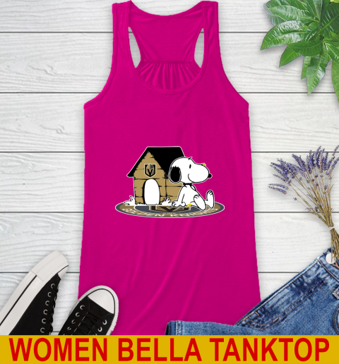 NHL Hockey Vegas Golden Knights Snoopy The Peanuts Movie Shirt Racerback Tank 8