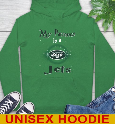 NFL Football Harry Potter My Patronus Is A New York Jets Hoodie 8
