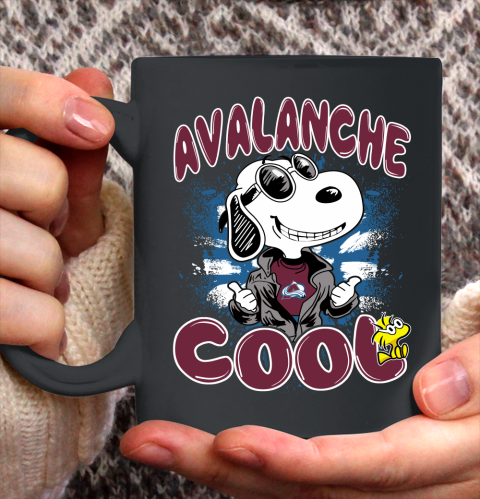 NHL Hockey Colorado Avalanche Cool Snoopy Shirt Ceramic Mug 11oz