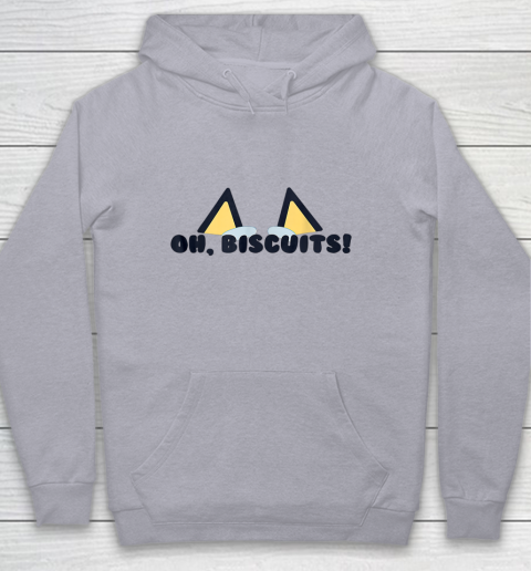 Blueys Oh Biscuits Mums Dad Cartoon Mothers Youth Hoodie 4